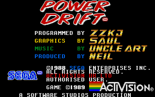 Power Drift screenshot 5 for Atari ST